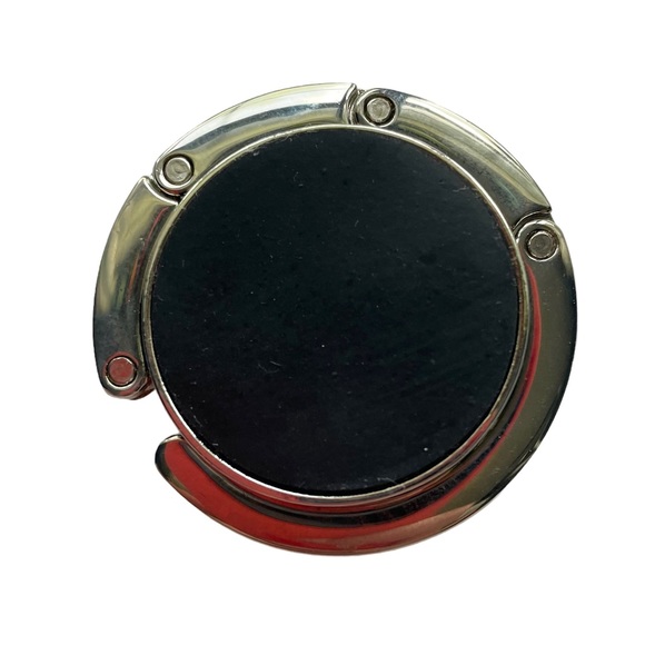 NEW Round Purse Hook - Foldable Handbag Hanger Floral - Picture 3 of 11